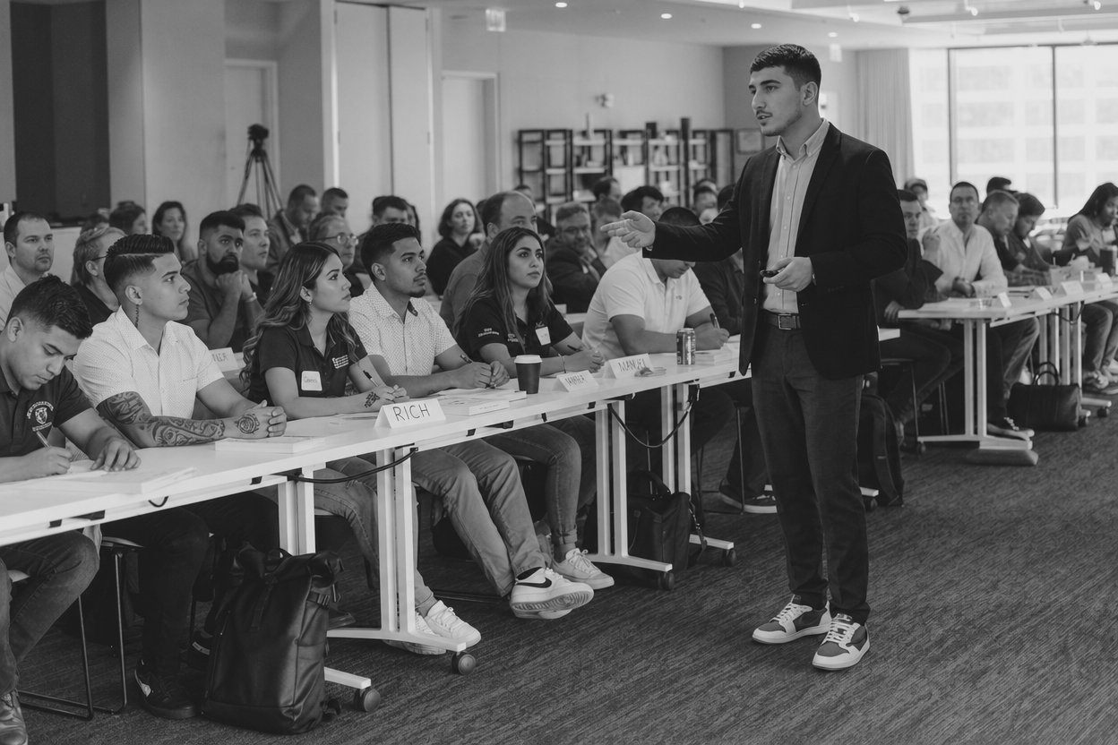 Rene Garcia presenting